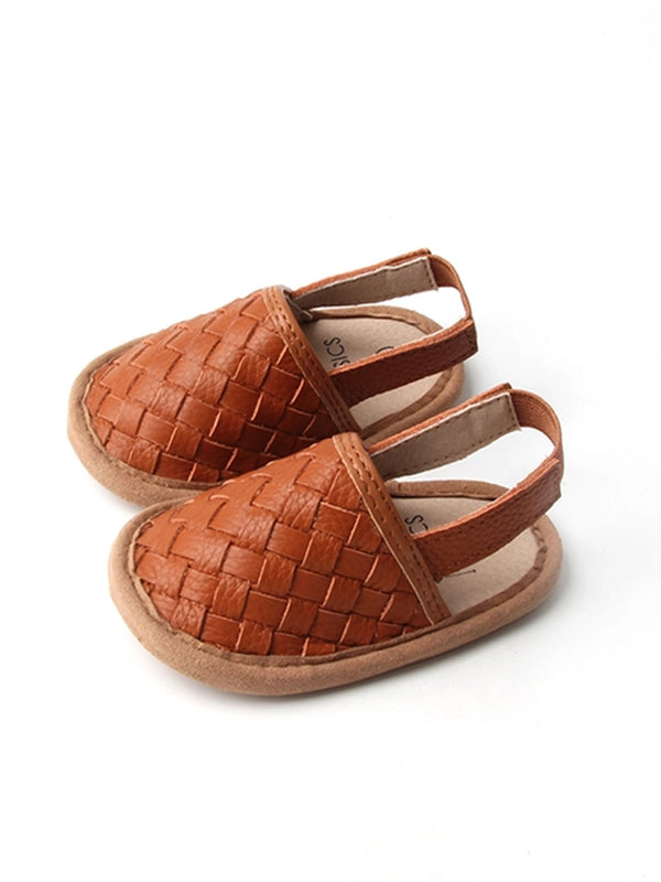 Woven Leather Baby Sandals Baby : Accessories : Shoes Babe Basics 