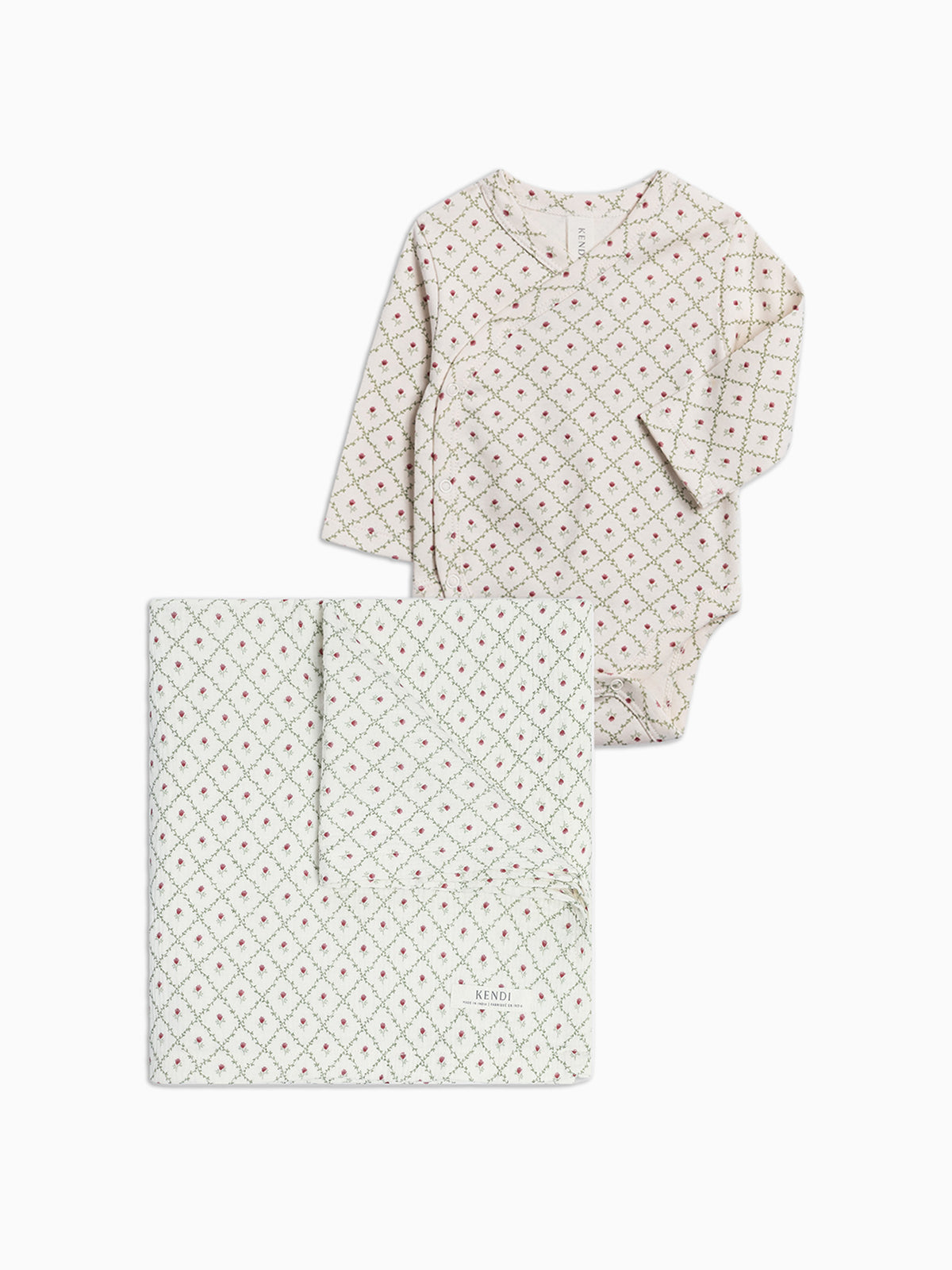 Organic Infant Winter Layette Set Baby : Virtual Bundle KENDI by Colored Organics Organic Girls Muslin Bundle for Baby | Colored Organics®