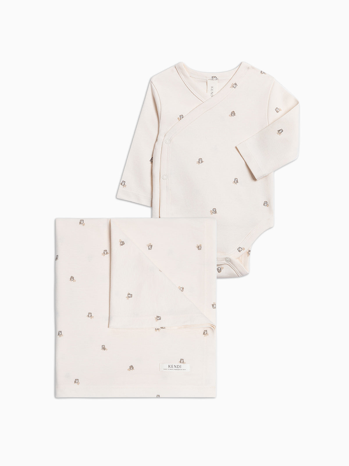 Organic Infant Winter Layette Set Baby : Virtual Bundle KENDI by Colored Organics Organic Girls Muslin Bundle for Baby | Colored Organics®