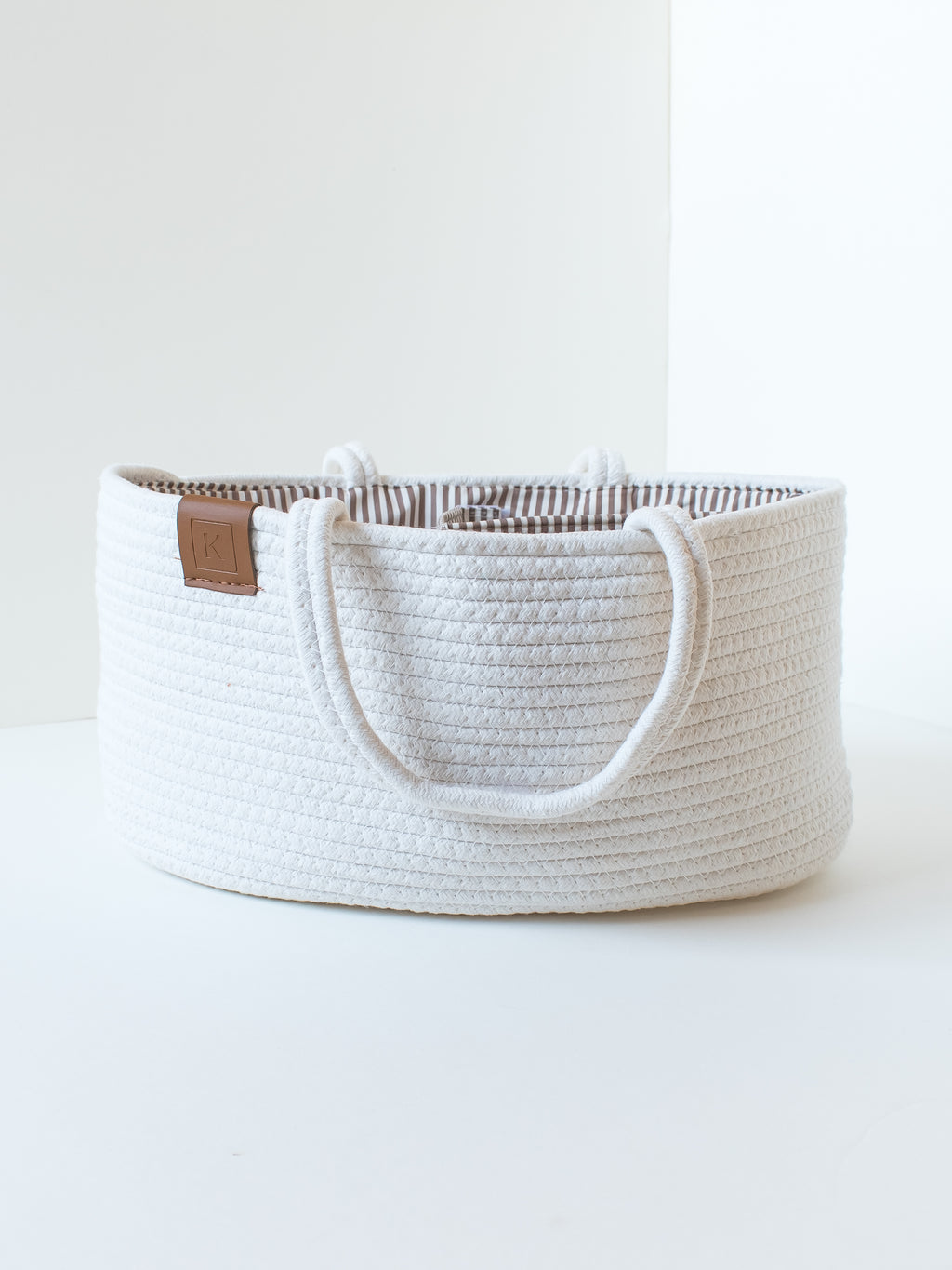 Diaper Caddy Baby : Parent : Gear : Travel : Nursery Kendi Non-Toxic Cotton Rope Diaper Caddy | Colored Organics®