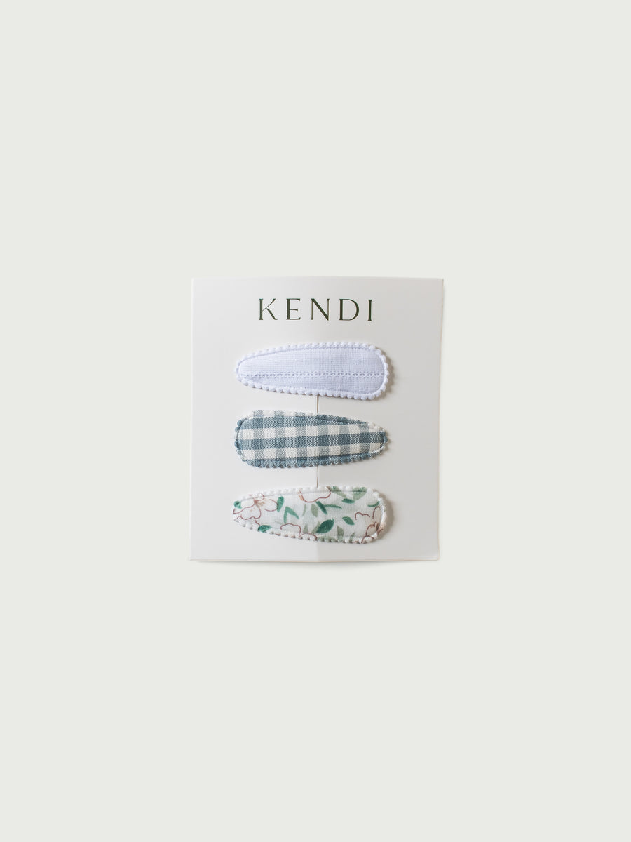 3-Pack Hair Clip Set Baby-Kids : Accessories : Clips Kendi 3-Pack Hair Clip Set for Babies and Kids | Colored Organics®