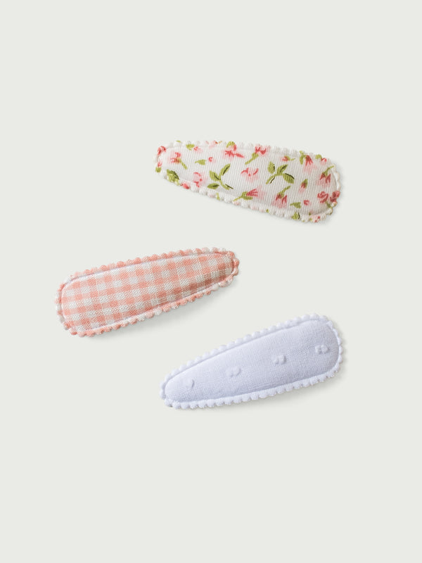 3-Pack Hair Clip Set Baby-Kids : Accessories : Clips Kendi 3-Pack Hair Clip Set for Babies and Kids | Colored Organics®