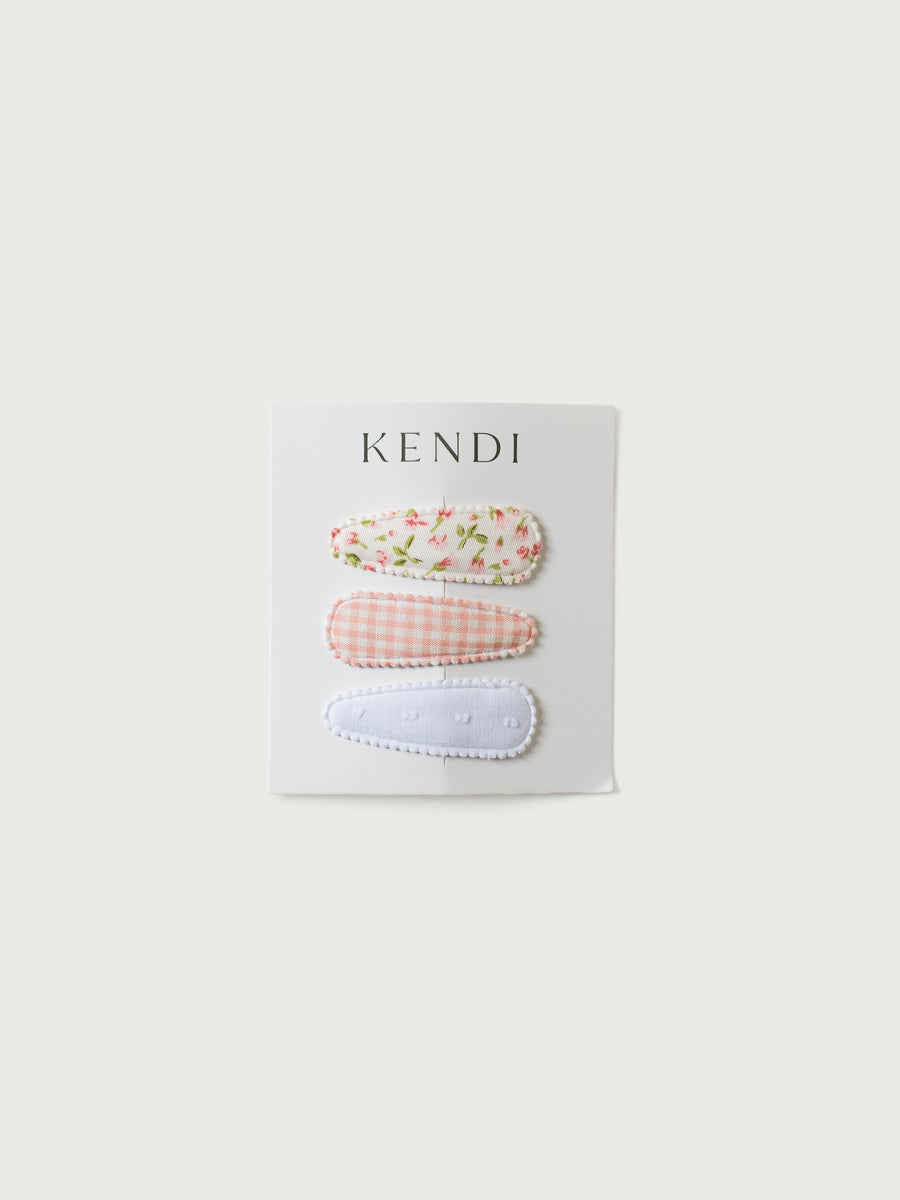 3-Pack Hair Clip Set Baby-Kids : Accessories : Clips Kendi 3-Pack Hair Clip Set for Babies and Kids | Colored Organics®