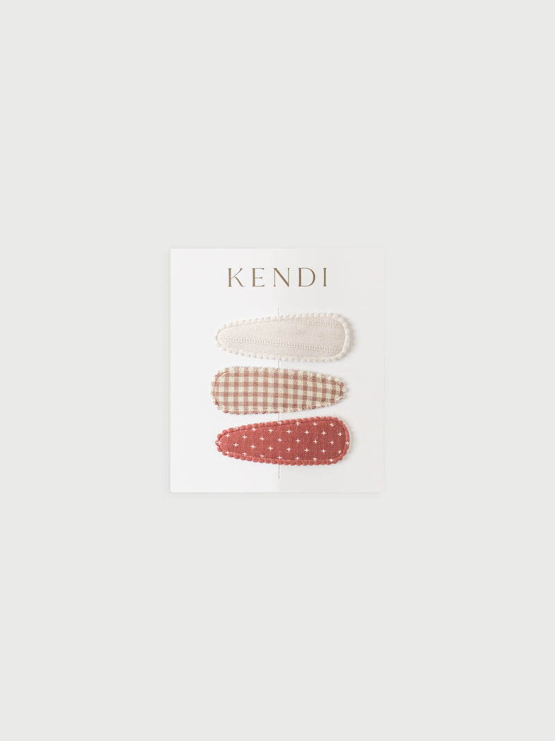 3-Pack Hair Clip Set