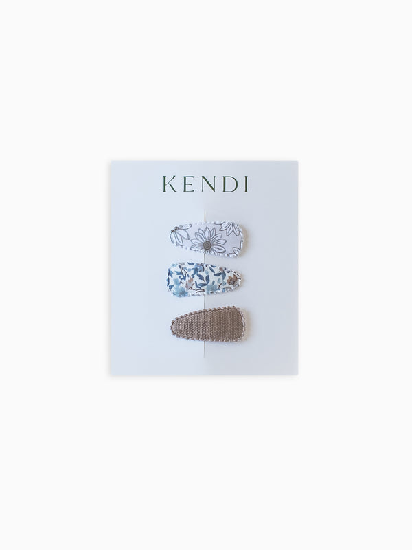 Mini Clip Set 3-Pack Baby-Kids : Accessories : Clips Kendi Mini Clip Set 3-Pack for Babies and Kids | Colored Organics®