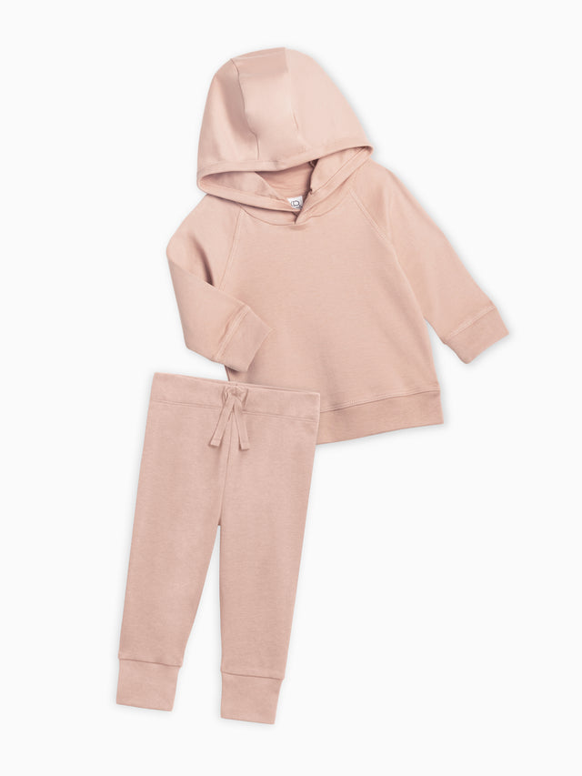 Organic Hoodie and Pant Set Baby-Kids : Virtual Set : Outfit : Long Sleeve : Pants Colored Organics Organic Hoodie and Pant Set