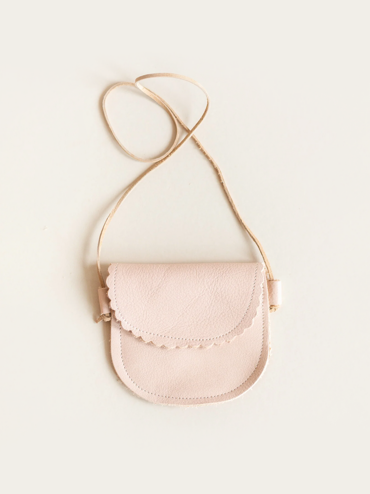 Toddler Scalloped Leather Purse Kids : Accessories : Bags Sun & Lace Scalloped Leather Toddler Purse | Colored Organics®