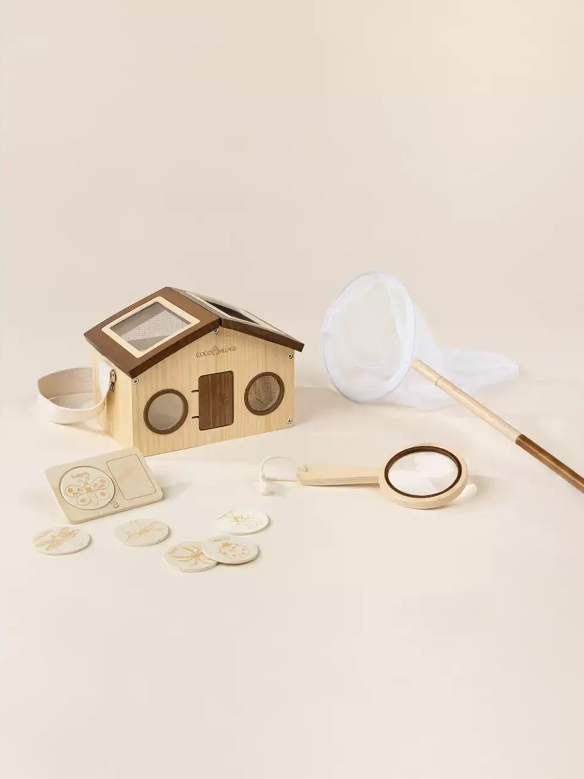 Wooden Bug Catcher & Exploration Set Baby-Kids : Toys : Pretend Play Coco Village Wooden Bug Catcher and Exploration Set | Colored Organics®