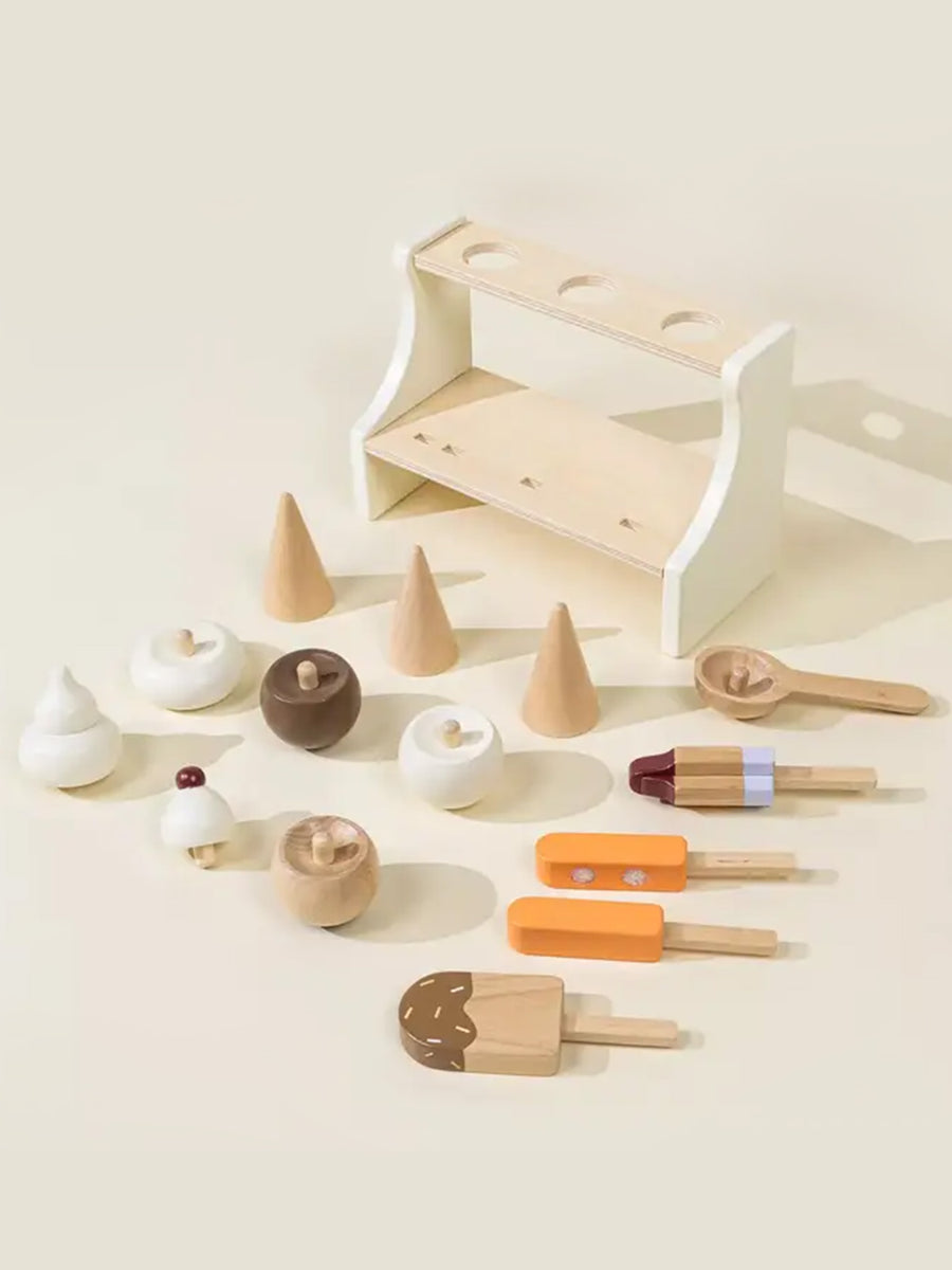 Wooden Ice Cream Stand Kids :Toys :Wooden Coco Village 