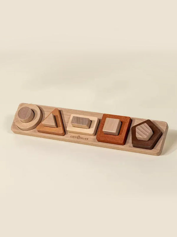 Wooden Shapes Learning Set
