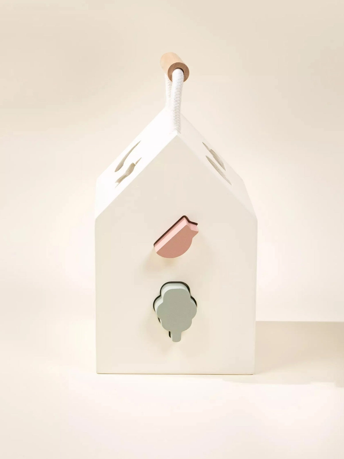 Wooden Shapes Sorting House Kids : Toys : Blocks Coco Village Wooden Shapes Sorting House Baby | Colored Organics®