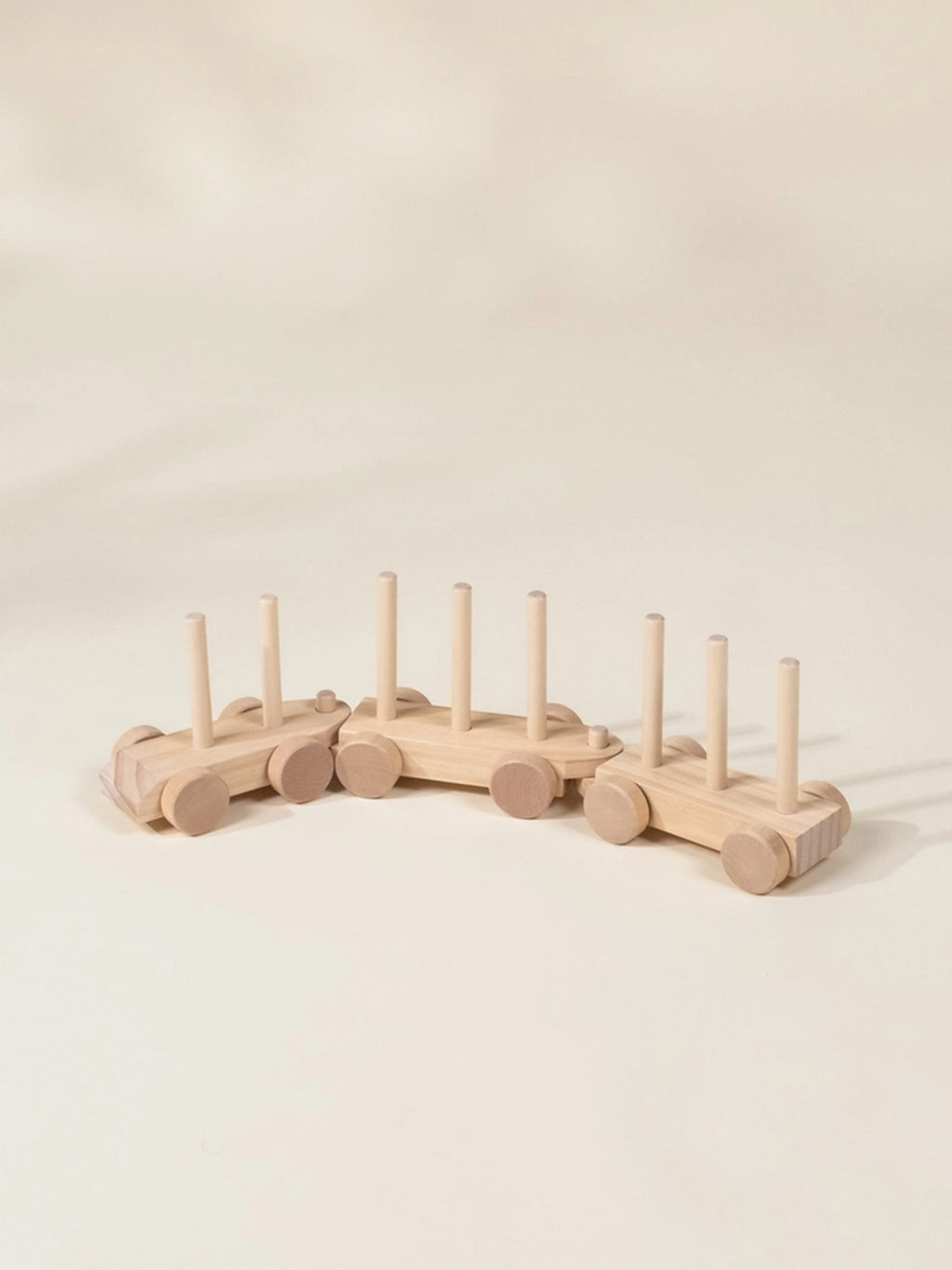 Oversized Wooden Stacking Train Kids : Toys : Stackers Coco Village Oversized Wooden Stacking Train for Baby | Colored Organics®