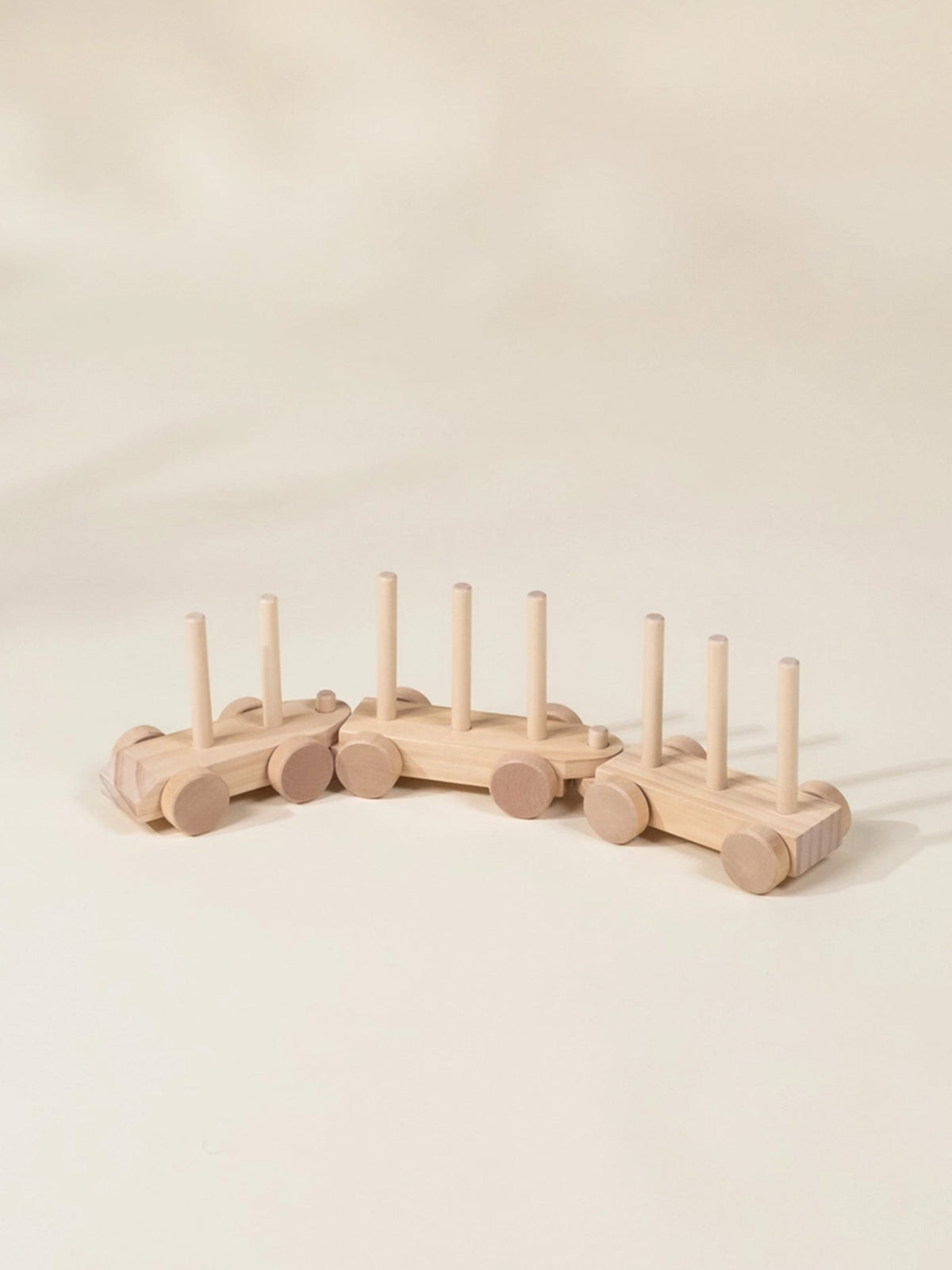 Oversized Wooden Stacking Train Kids : Toys : Stackers Coco Village Oversized Wooden Stacking Train for Baby | Colored Organics®