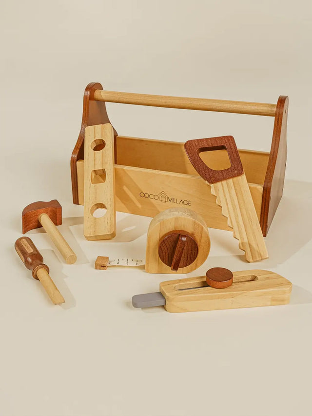Wooden Tool Playset Kids : Toys : Learning : Wooden Coco Village 