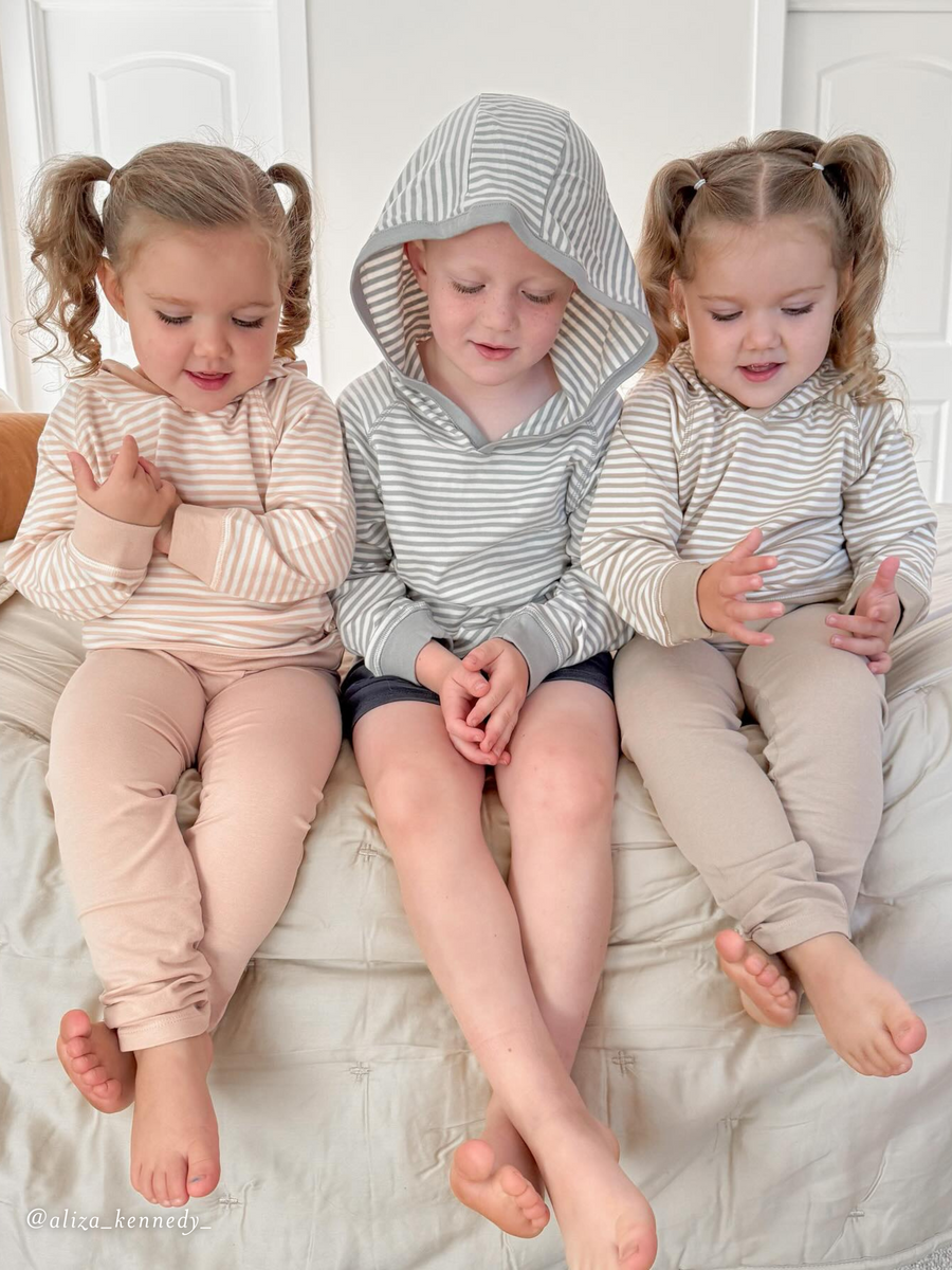 Madison Hooded Pullover Baby-Kids : Tops : Hoodies : Long Sleeves Colored Organics Organic Cotton Baby and Kids Madison Hooded Pullover