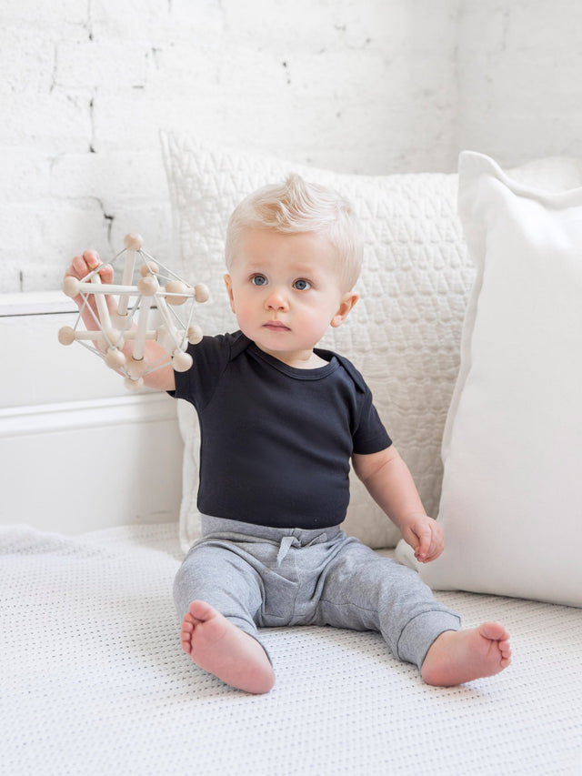 Classic Short Sleeve Bodysuit Baby :One Pieces :Bodysuits :Short Sleeves Colored Organics Baby Short Sleeve Bodysuit - Girl &Boy - Organic