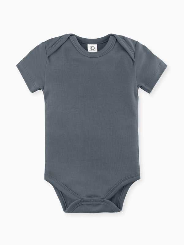 Classic Short Sleeve Bodysuit Baby : One Pieces : Bodysuits : Short Sleeves Colored Organics Baby Short Sleeve Bodysuit - Girl & Boy - Organic