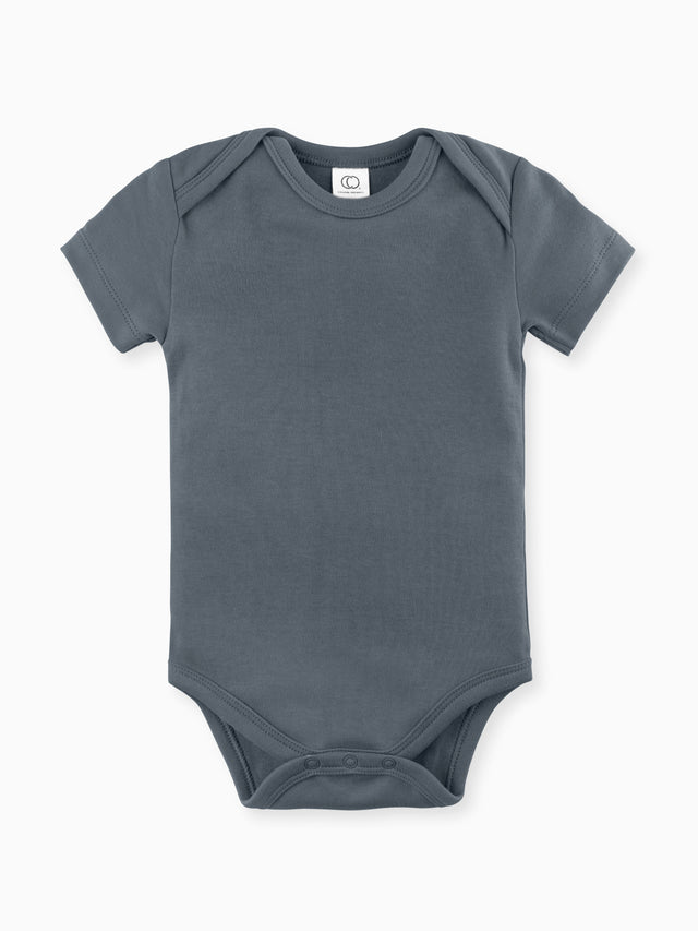 Classic Short Sleeve Bodysuit Baby :One Pieces :Bodysuits :Short Sleeves Colored Organics Baby Short Sleeve Bodysuit - Girl &Boy - Organic