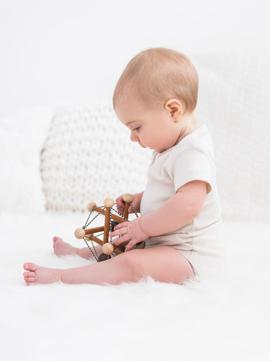 Classic Short Sleeve Bodysuit Baby :One Pieces :Bodysuits :Short Sleeves Colored Organics Baby Short Sleeve Bodysuit - Girl & Boy - Organic