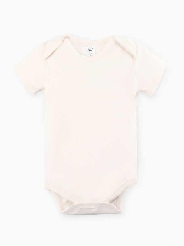 Classic Short Sleeve Bodysuit Baby :One Pieces :Bodysuits :Short Sleeves Colored Organics Baby Short Sleeve Bodysuit - Girl &Boy - Organic