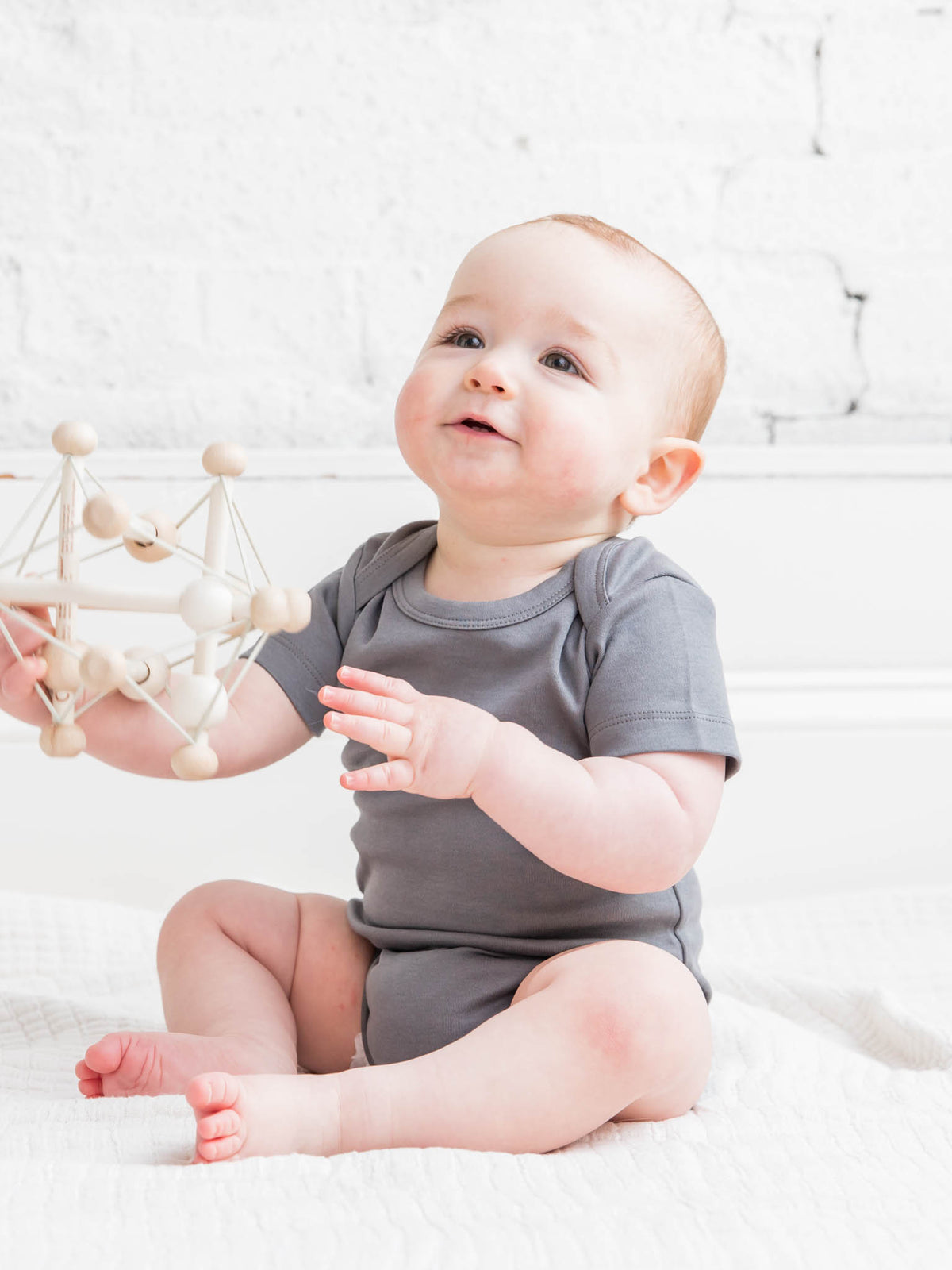 Classic Short Sleeve Bodysuit Baby : One Pieces : Bodysuits : Short Sleeves Colored Organics Short Sleeve Organic Baby Bodysuit | Colored Organics®
