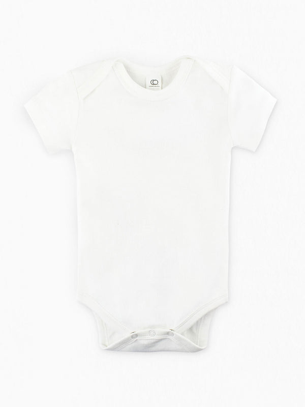 Classic Short Sleeve Bodysuit Baby : One Pieces : Bodysuits : Short Sleeves Colored Organics Baby Short Sleeve Bodysuit - Girl & Boy - Organic