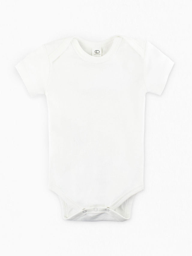 Classic Short Sleeve Bodysuit Baby :One Pieces :Bodysuits :Short Sleeves Colored Organics Baby Short Sleeve Bodysuit - Girl &Boy - Organic