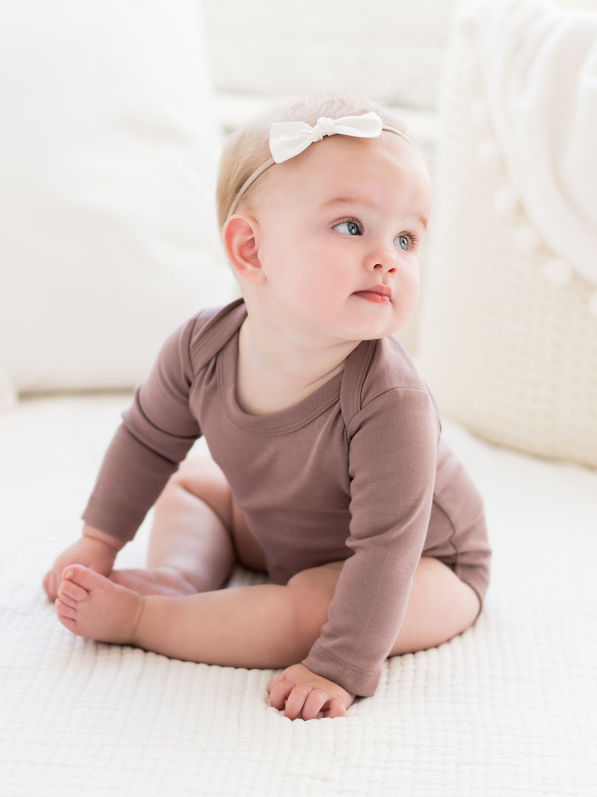 Classic Long Sleeve Bodysuit Baby : One Pieces : Bodysuits : Long Sleeves Colored Organics Organic Cotton Long Sleeve Baby Bodysuit | Colored Organics®