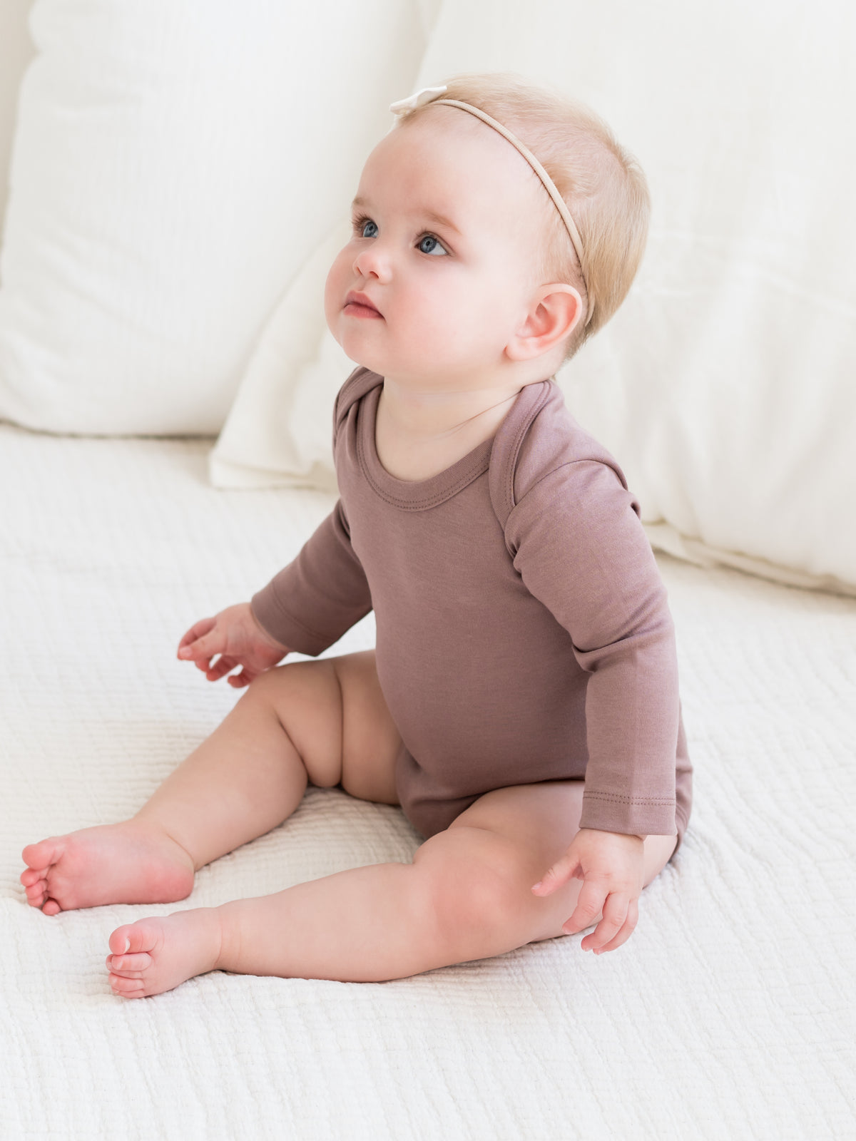Classic Long Sleeve Bodysuit Baby : One Pieces : Bodysuits : Long Sleeves Colored Organics Organic Cotton Long Sleeve Baby Bodysuit | Colored Organics®