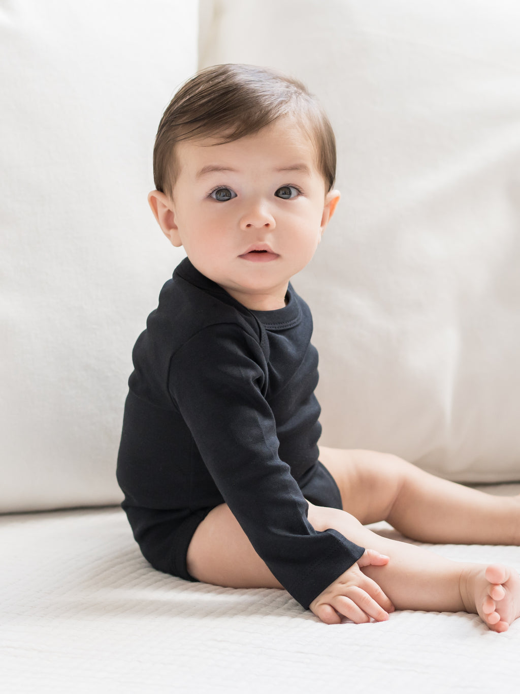 Classic Long Sleeve Bodysuit Baby : One Pieces : Bodysuits : Long Sleeves Colored Organics Organic Cotton Long Sleeve Baby Bodysuit | Colored Organics®