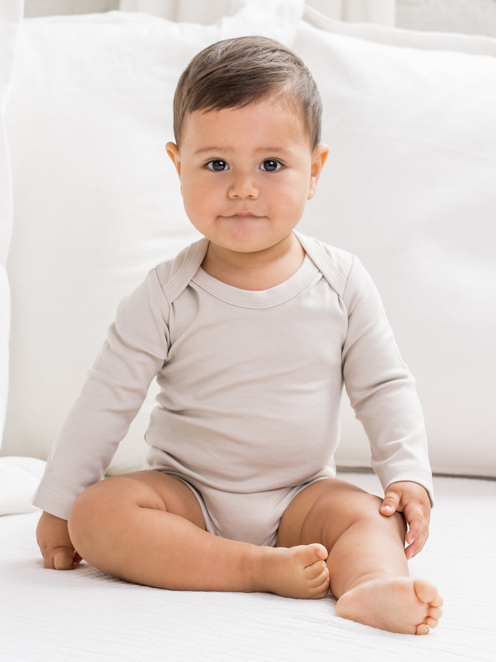 Classic Long Sleeve Bodysuit Baby : One Pieces : Bodysuits : Long Sleeves Colored Organics Organic Cotton Long Sleeve Baby Bodysuit | Colored Organics®