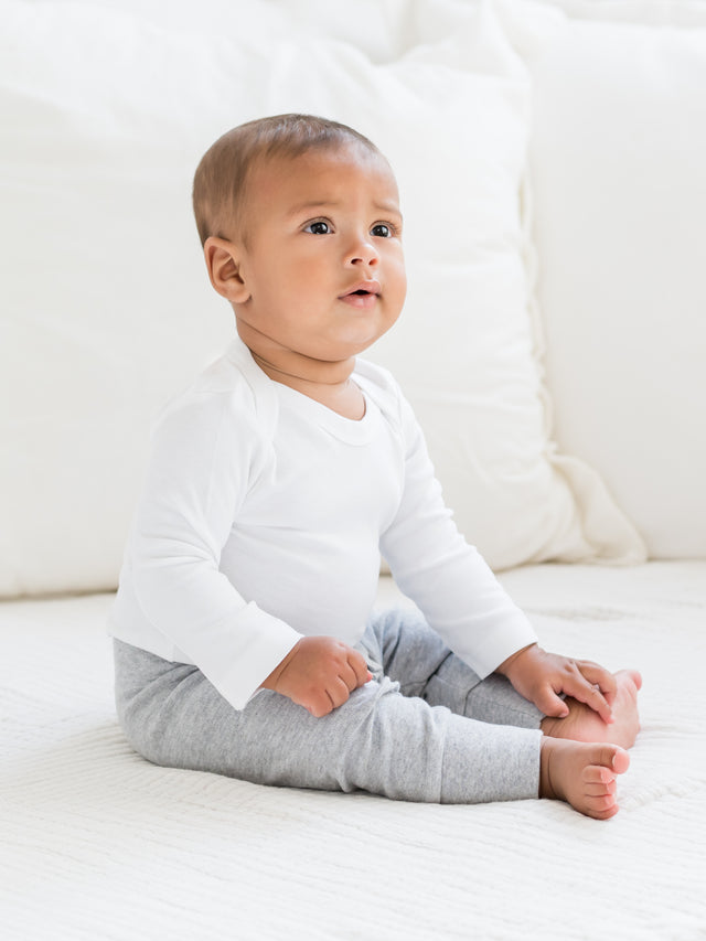 Classic Long Sleeve Bodysuit Baby :One Pieces :Bodysuits :Long Sleeves Colored Organics Baby Long Sleeve Bodysuit - Girls &Boys - Organic