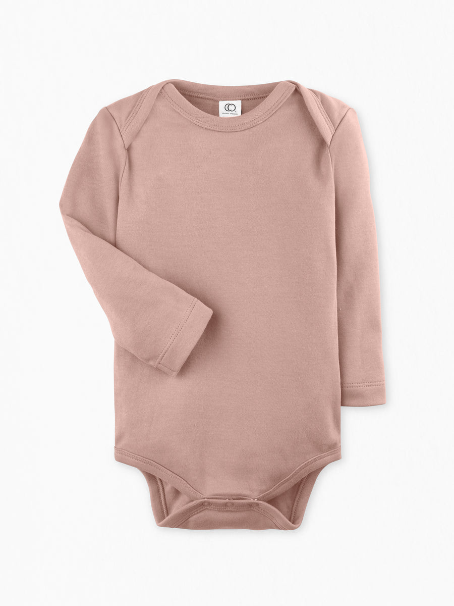 Classic Long Sleeve Bodysuit Baby : Bodysuits : Long Sleeves Colored Organics Baby Long Sleeve Bodysuit - Girls & Boys - Organic