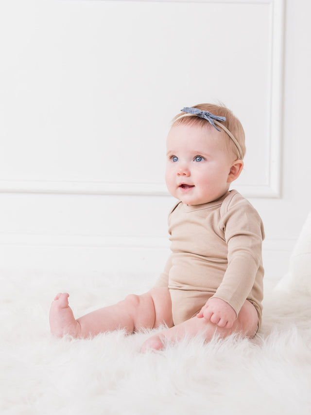 Classic Long Sleeve Bodysuit Baby :One Pieces :Bodysuits :Long Sleeves Colored Organics Baby Long Sleeve Bodysuit - Girls &Boys - Organic