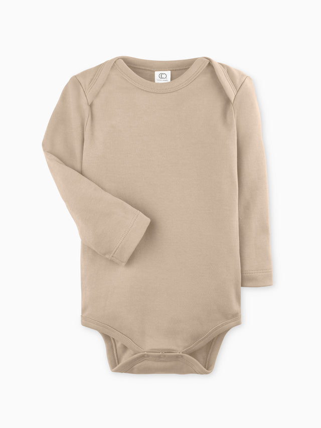 Classic Long Sleeve Bodysuit Baby :One Pieces :Bodysuits :Long Sleeves Colored Organics Baby Long Sleeve Bodysuit - Girls &Boys - Organic