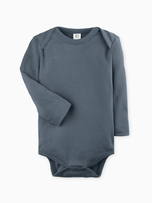Classic Long Sleeve Bodysuit Baby :One Pieces :Bodysuits :Long Sleeves Colored Organics Baby Long Sleeve Bodysuit - Girls &Boys - Organic