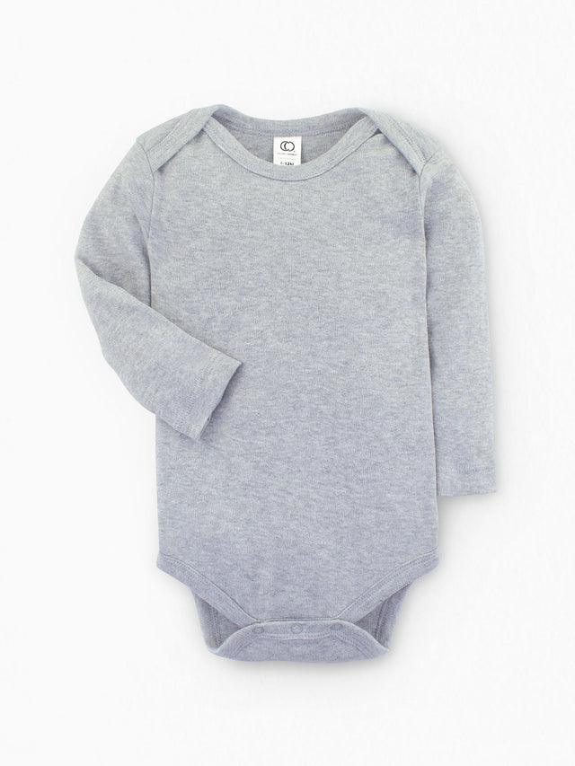 Classic Long Sleeve Bodysuit Baby :One Pieces :Bodysuits :Long Sleeves Colored Organics Baby Long Sleeve Bodysuit - Girls &Boys - Organic