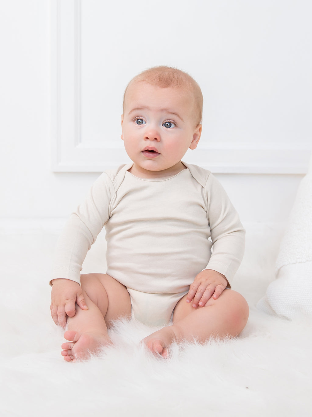 Classic Long Sleeve Bodysuit Baby : One Pieces : Bodysuits : Long Sleeves Colored Organics Organic Cotton Long Sleeve Baby Bodysuit | Colored Organics®