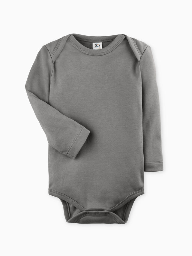 Classic Long Sleeve Bodysuit Baby :One Pieces :Bodysuits :Long Sleeves Colored Organics Baby Long Sleeve Bodysuit - Girls &Boys - Organic