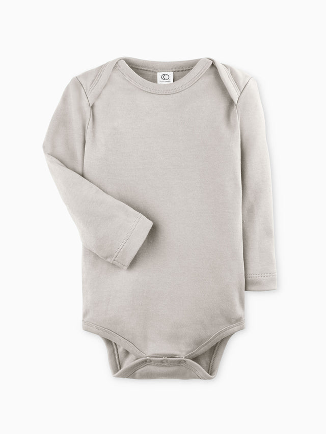 Classic Long Sleeve Bodysuit Baby :One Pieces :Bodysuits :Long Sleeves Colored Organics Baby Long Sleeve Bodysuit - Girls &Boys - Organic