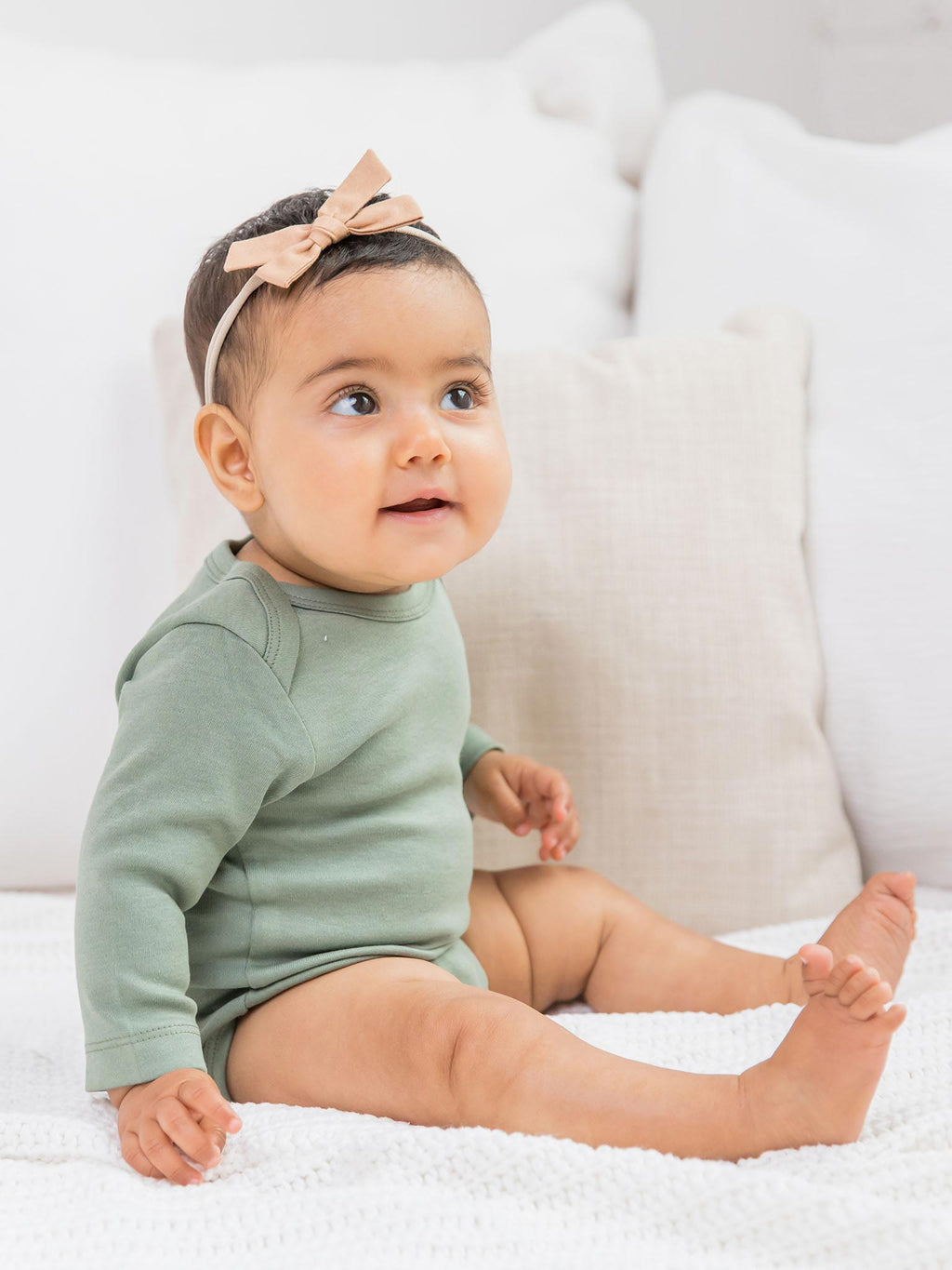 Classic Long Sleeve Bodysuit Baby : One Pieces : Bodysuits : Long Sleeves Colored Organics Organic Cotton Long Sleeve Baby Bodysuit | Colored Organics®