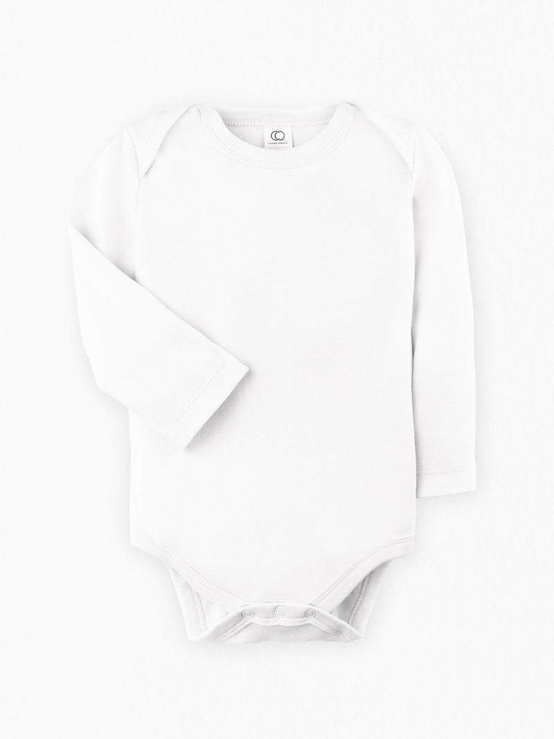 Baby Long Sleeve Bodysuit - Girls & Boys - Organic