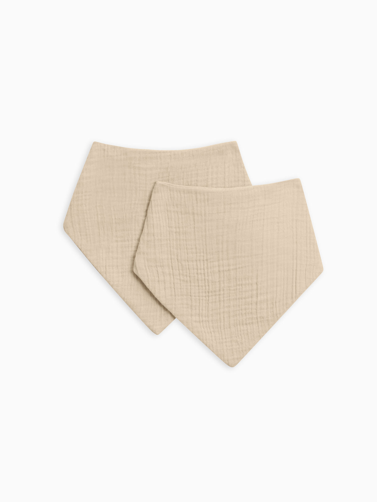 Classic 2-Pack Muslin Bandana Bibs Baby : Gear : Bibs : Feeding Colored Organics Baby Classic 2-Pack Muslin Bandana Bibs | Colored Organics®