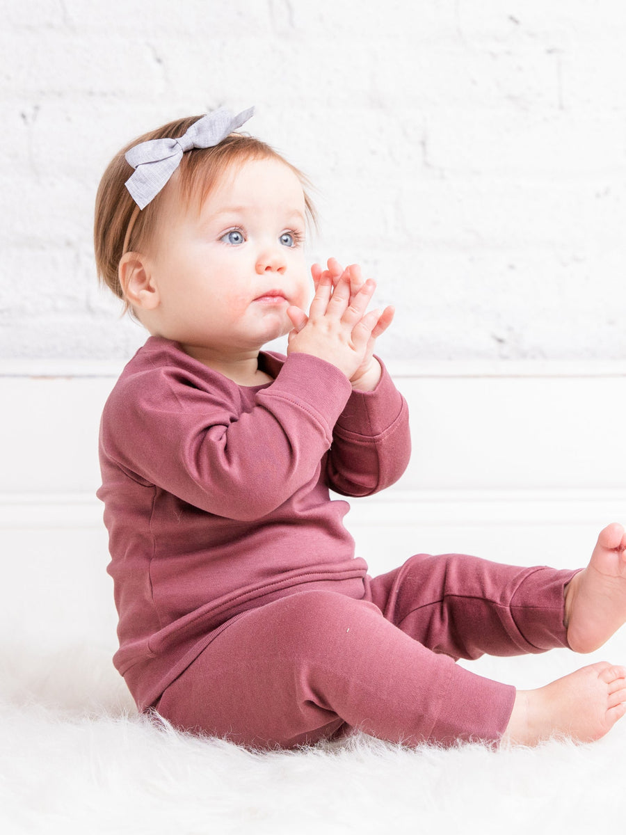 Long Sleeve Pullover Baby-Kids : Tops : Pullovers : Long Sleeves Colored Organics Portland Pullover Organic Long Sleeve Baby Top