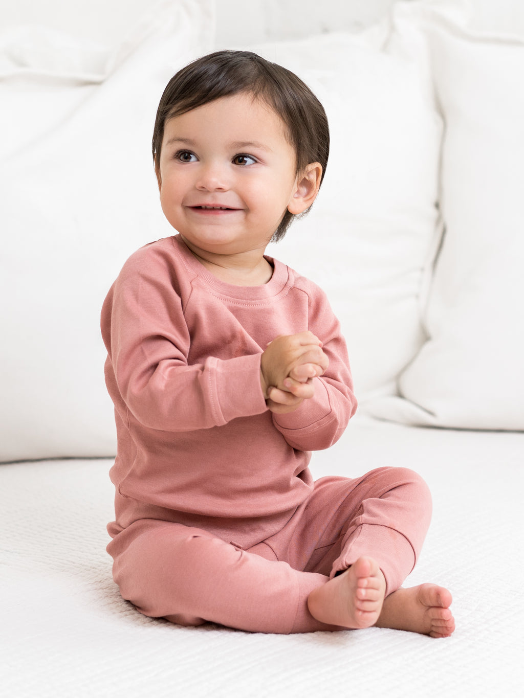 Classic Portland Lightweight Pullover Baby-Kids : Tops : Pullovers : Long Sleeves Colored Organics Organic Cotton Baby Portland Pullover | Colored Organics®