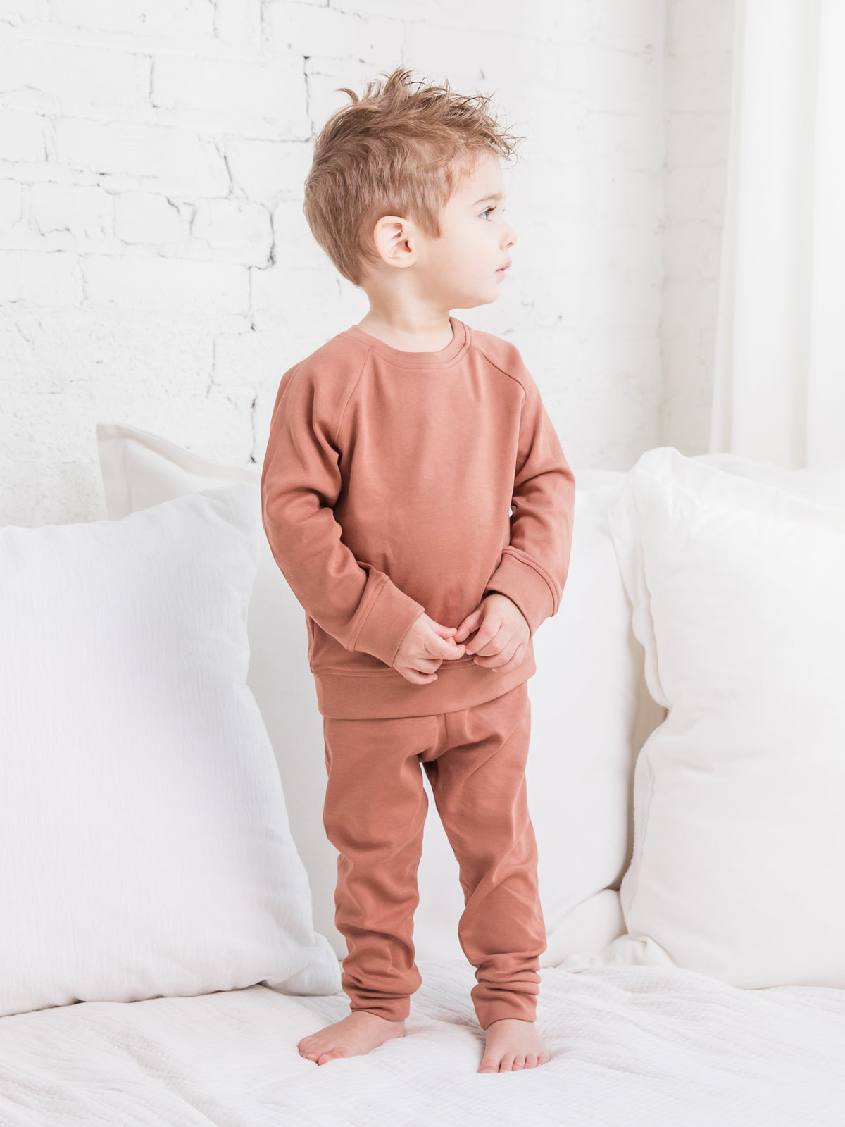 Classic Portland Lightweight Pullover Baby-Kids : Tops : Pullovers : Long Sleeves Colored Organics Organic Cotton Baby Portland Pullover | Colored Organics®