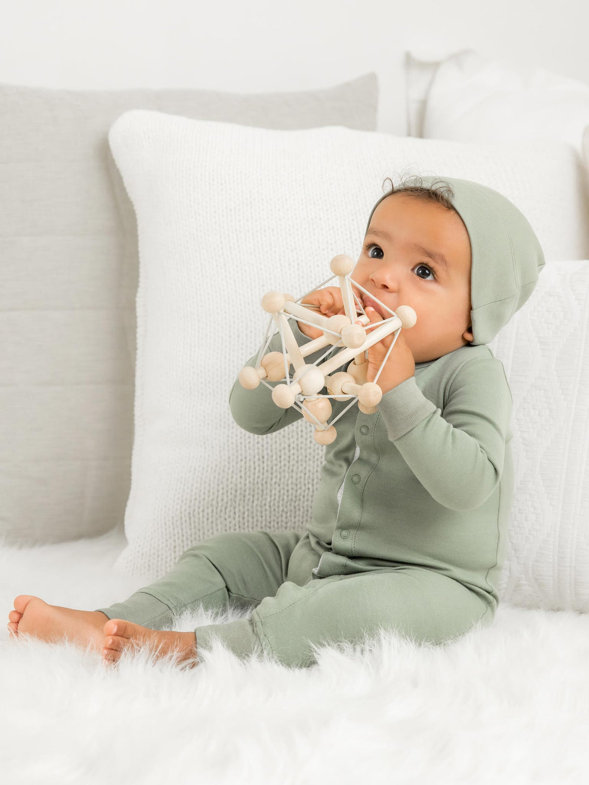 Classic Knotted Hat Baby : Accessories : Hats Colored Organics Organic Knotted Baby Beanie for Newborns | Colored Organics®