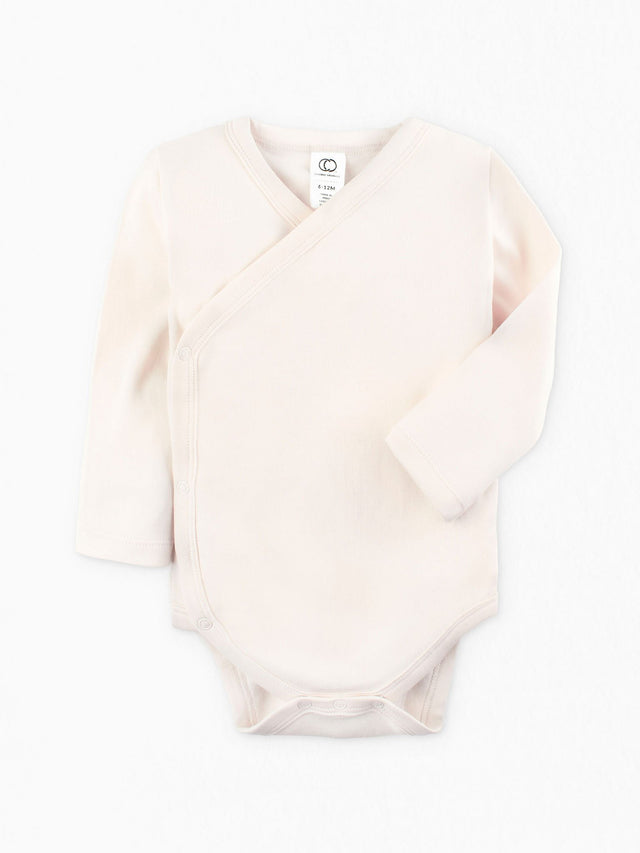 Classic Kimono Bodysuit - Long Sleeve Baby :One Pieces :Kimono Bodysuits :Short Sleeves Colored Organics Side-Snap Kimono Bodysuit - Long Sleeve - Organic