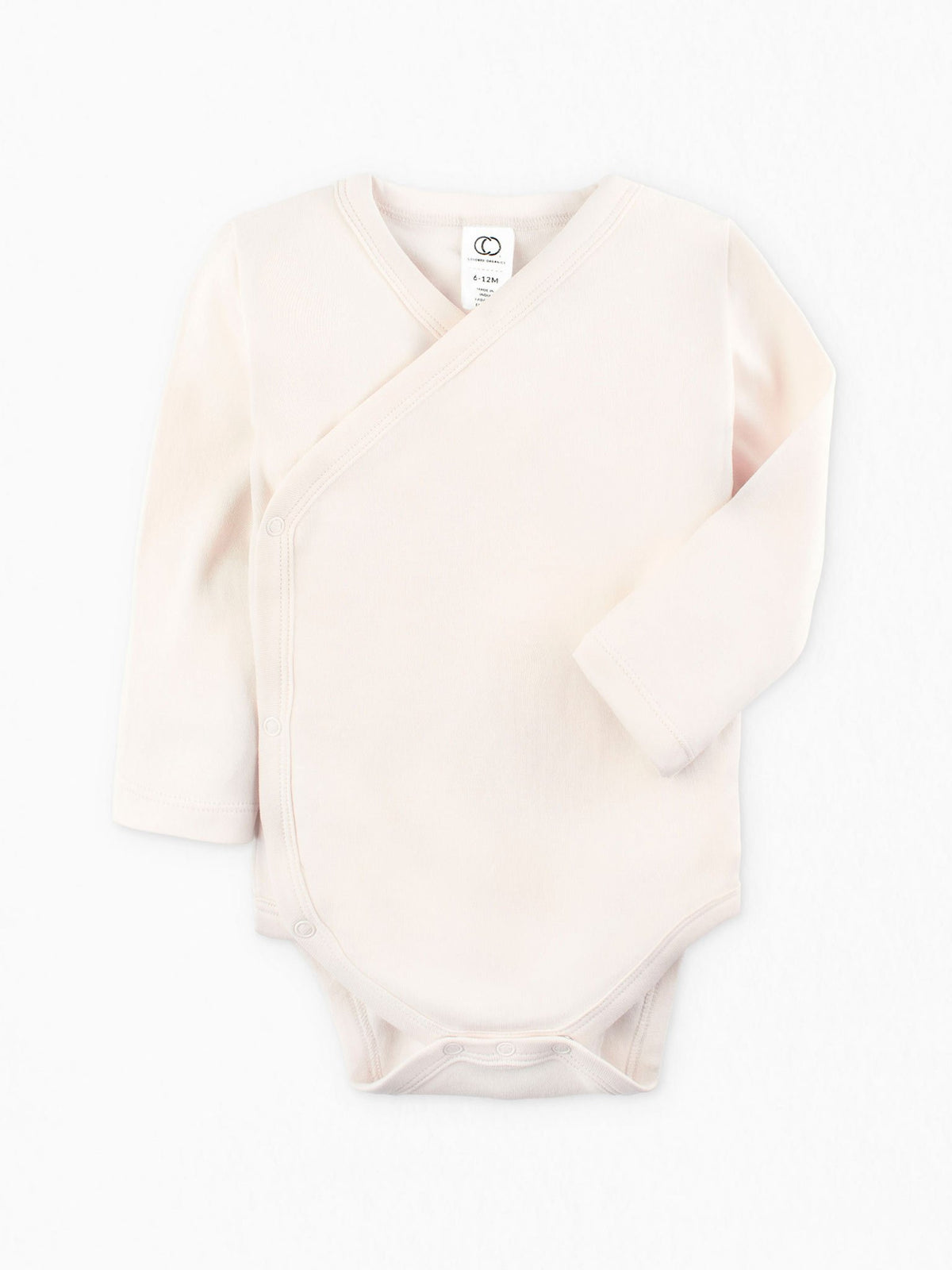 Classic Kimono Bodysuit - Long Sleeve Baby : One Pieces : Kimono Bodysuits : Short Sleeves Colored Organics Organic Long Sleeve Kimono Baby Bodysuit | Colored Organics®