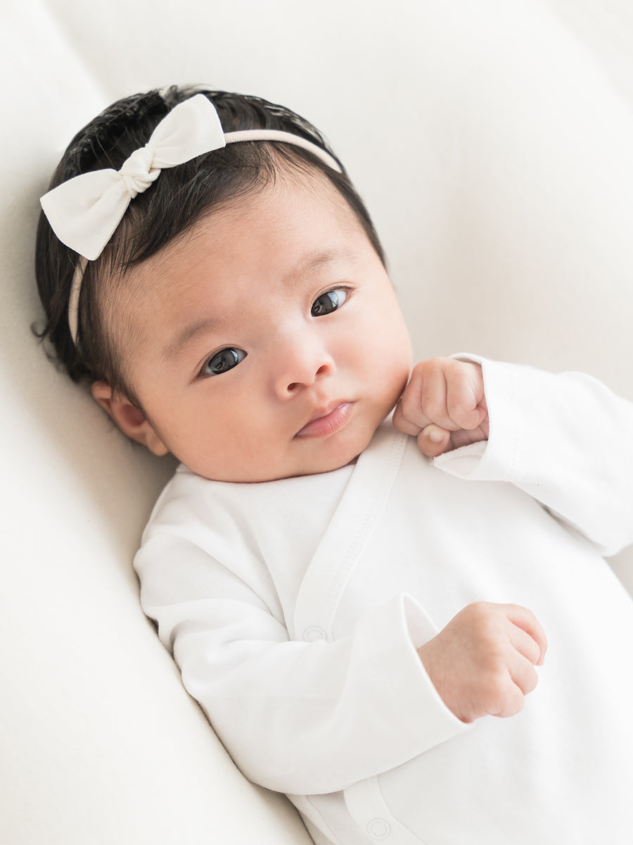 Classic Kimono Bodysuit - Long Sleeve Baby :One Pieces :Kimono Bodysuits :Short Sleeves Colored Organics Side-Snap Kimono Bodysuit - Long Sleeve - Organic